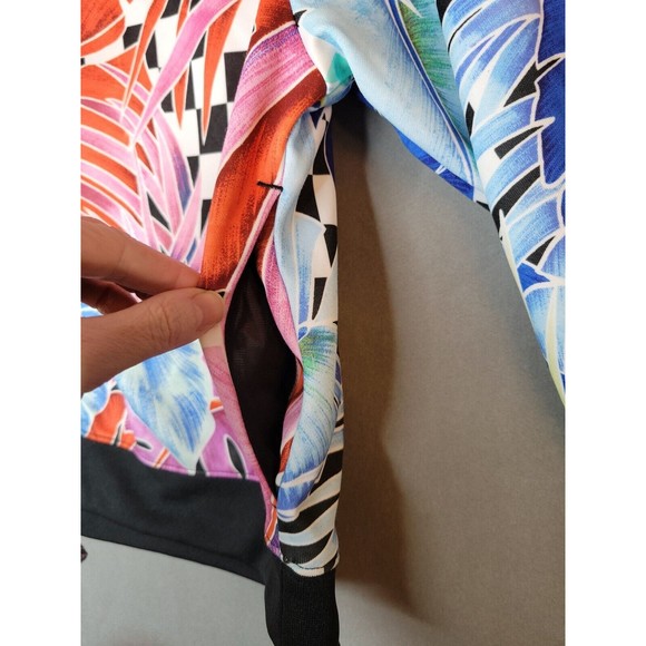 Nike Jacket Women's Medium Full Zip Floral Colorful Activewear AR2220-010 EUC! - Picture 11 of 15